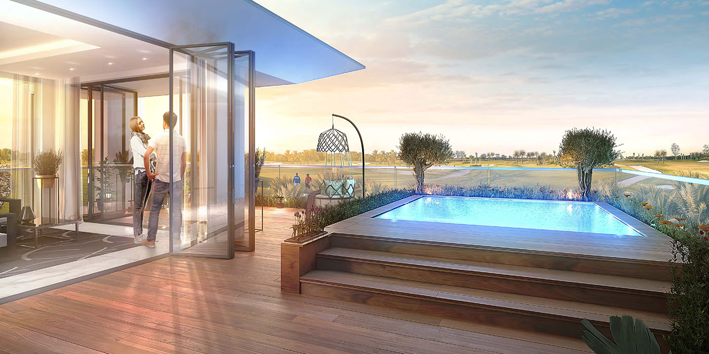 Cavalli Estates by DAMAC Properties at Damac Hills Outdoor Image