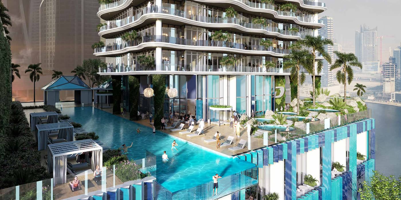 Damac Chic Tower at Business Bay, Dubai Outdoor Image