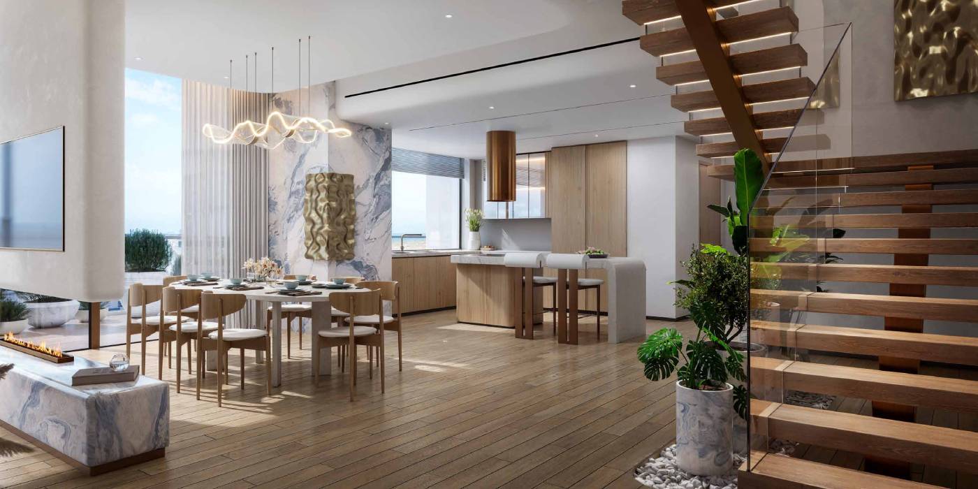 Kaia Residences by Amwaj Development at Dubai Islands Interior Image