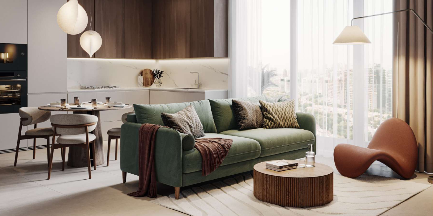 Aurel1A Residence by Object 1 at Dubai Sports City Interior Image
