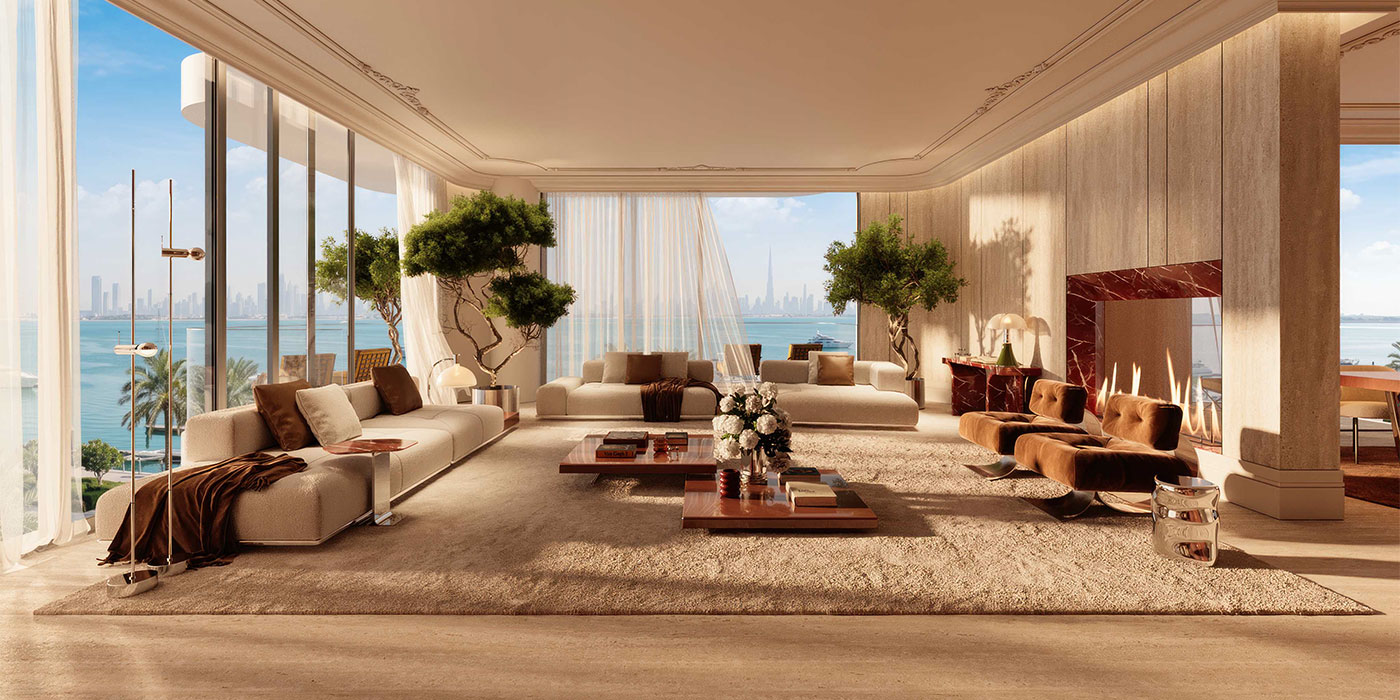 Le Chateau Pietrus by Mr. Eight at Dubai Islands Interior Image