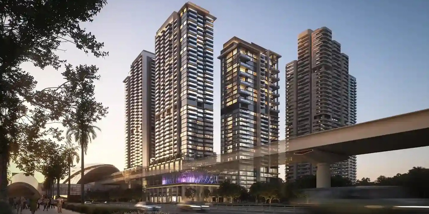 Avenue Park Tower II at Wasl 1 Outdoor Image